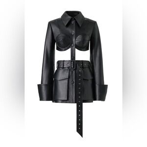 H & M x Rokh leather jacket ** SOLD OUT** sz XS